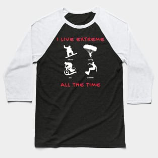 extreme sports Baseball T-Shirt